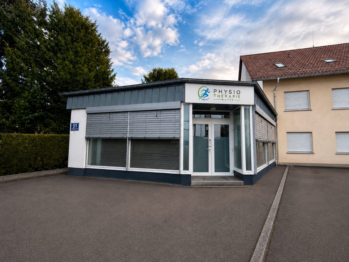 Außenansicht der Praxis Physiotherapie Mutić in der Berliner Str. 51 in Gelnhausen